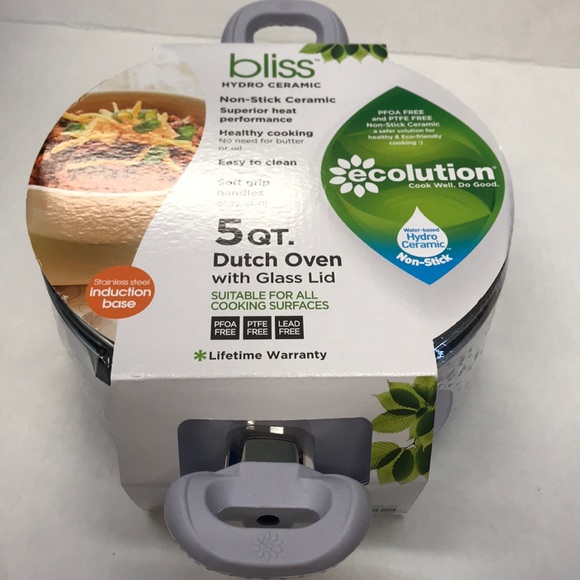 Lilac Bliss Non stick Dutch Oven lid glass 5 qt - Picture 7 of 7